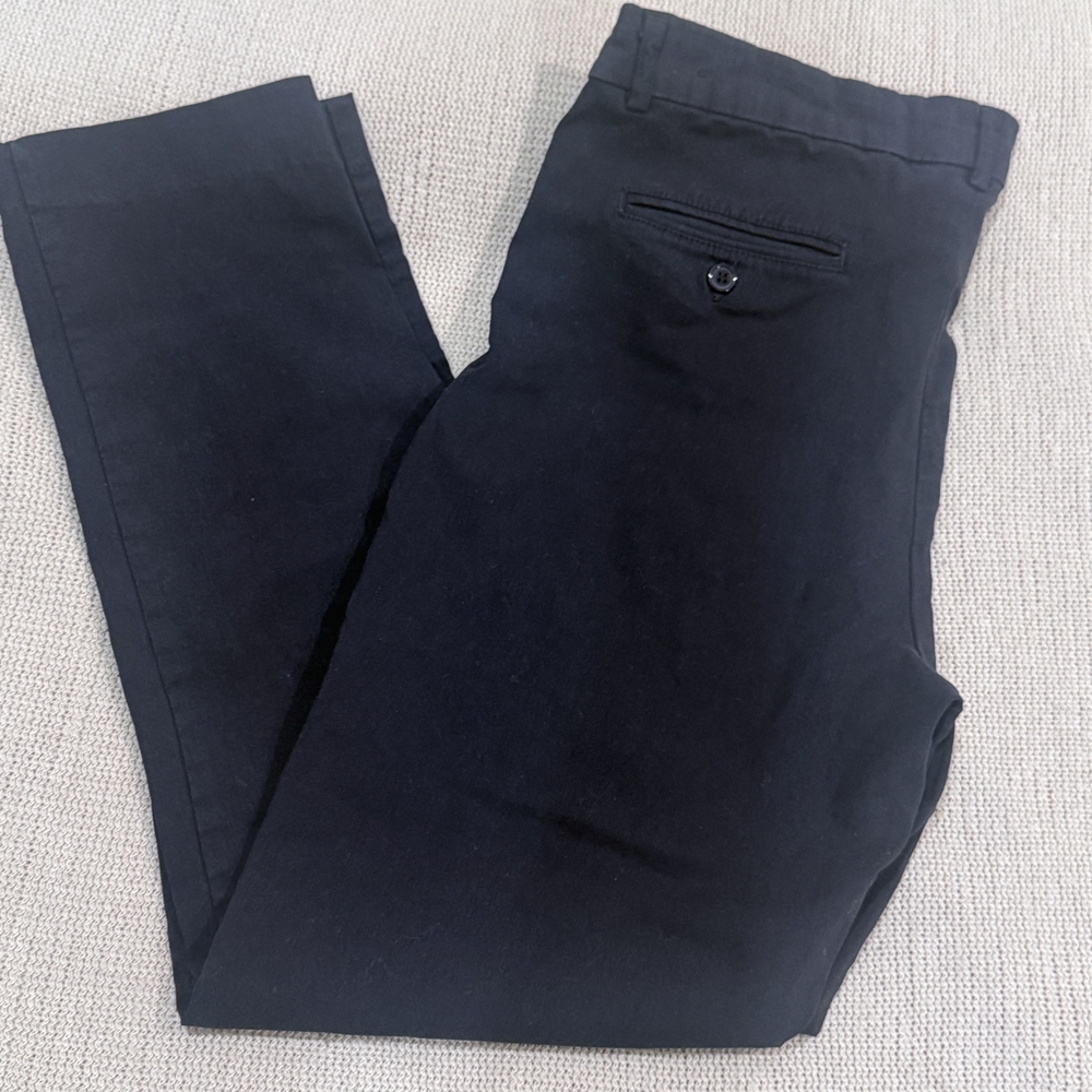 Zac & Rachel Black Pants with Coral Accent - Picture 3 of 4